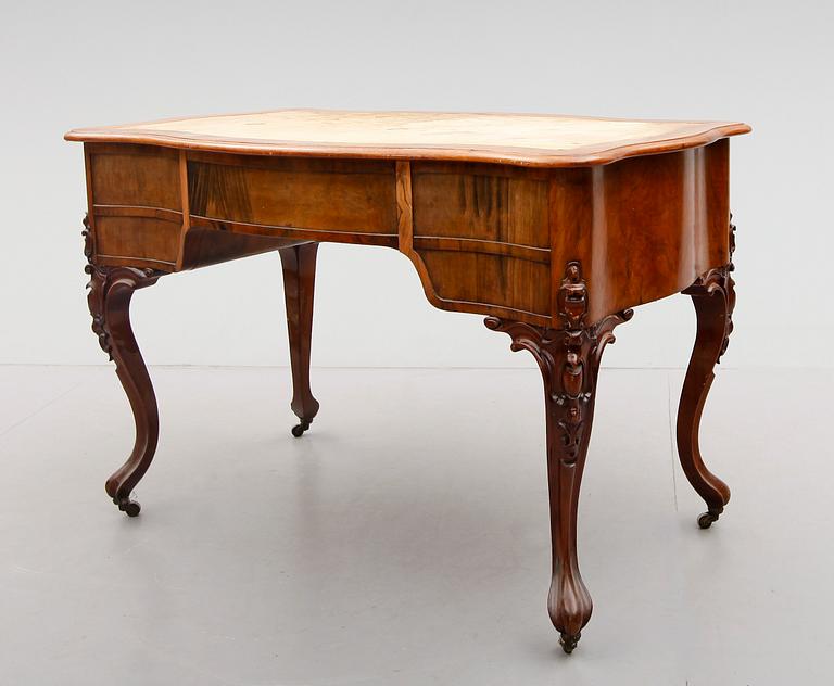 SKRIVBORD, nyrokoko, 1800-talets andra hälft.