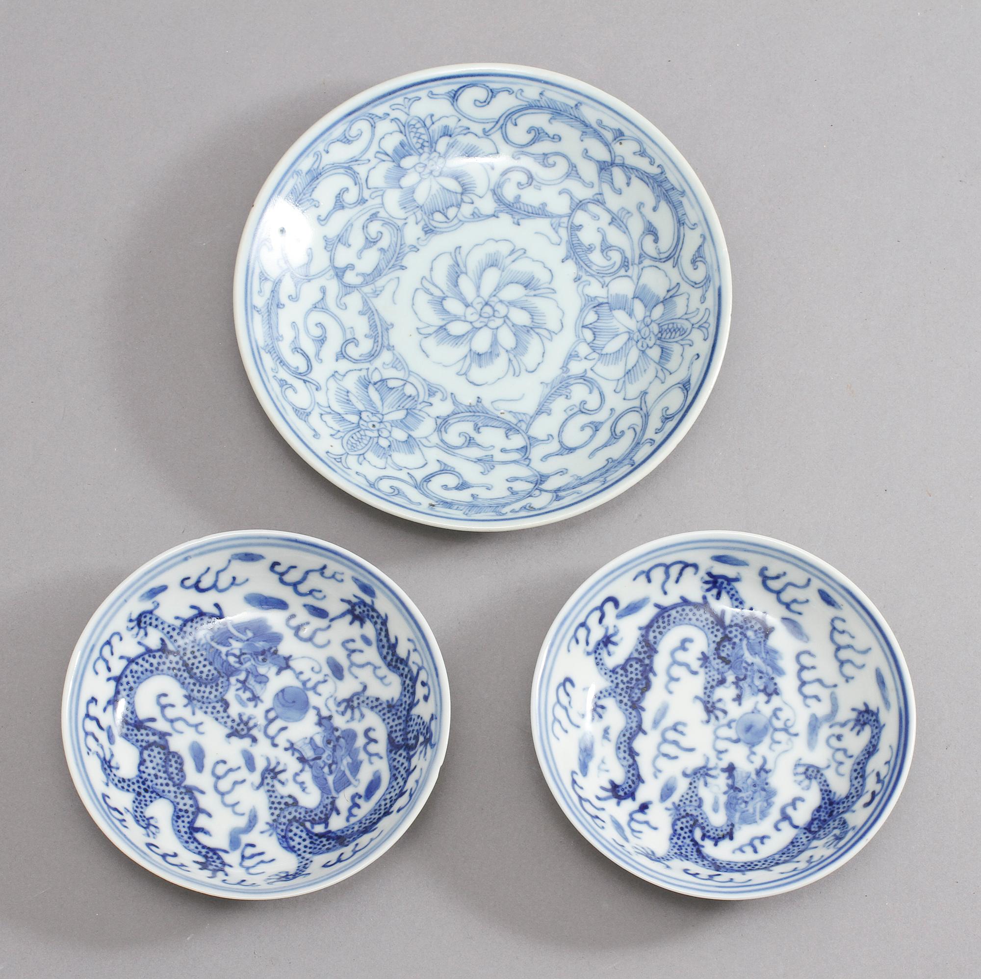 FAT, 6 st, porslin, Kina, 1800-tal.