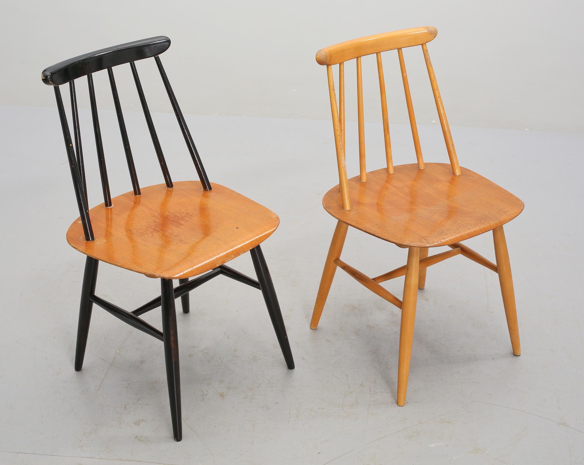 STOLAR, 2+2 st, "Fanett", Ilmari Tapiovaara, Edsbyverken, formgiven 1955.