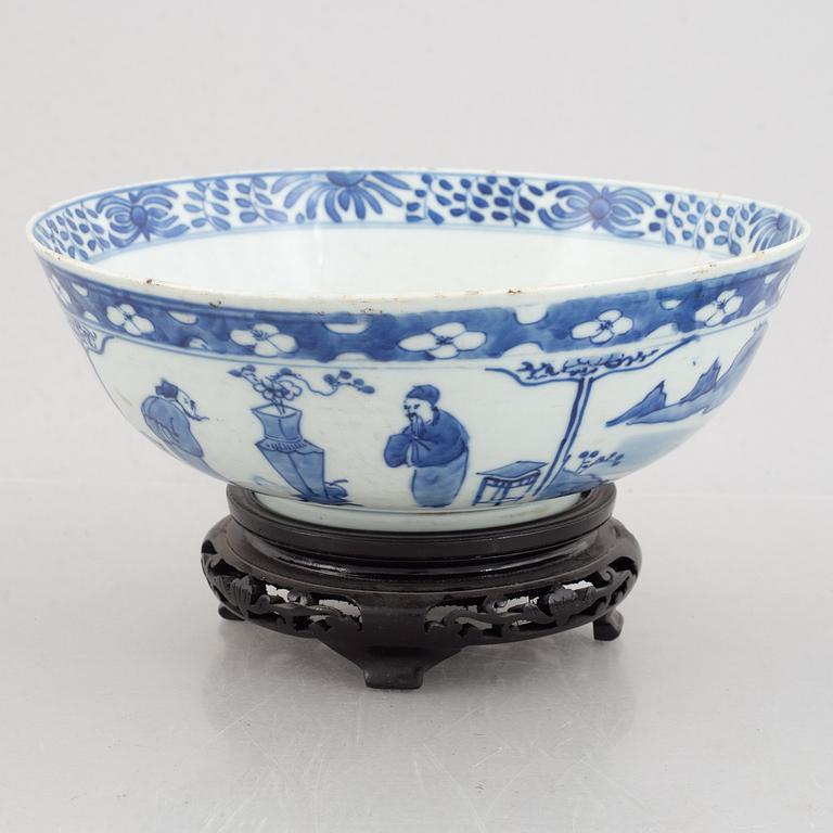 Parti porslin, 6 delar, Kina, 1800-tal/sen Qing.