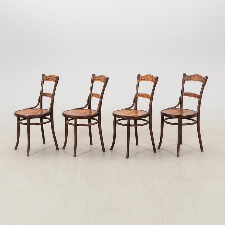 Chairs 4 pcs Thonet early 20th century.