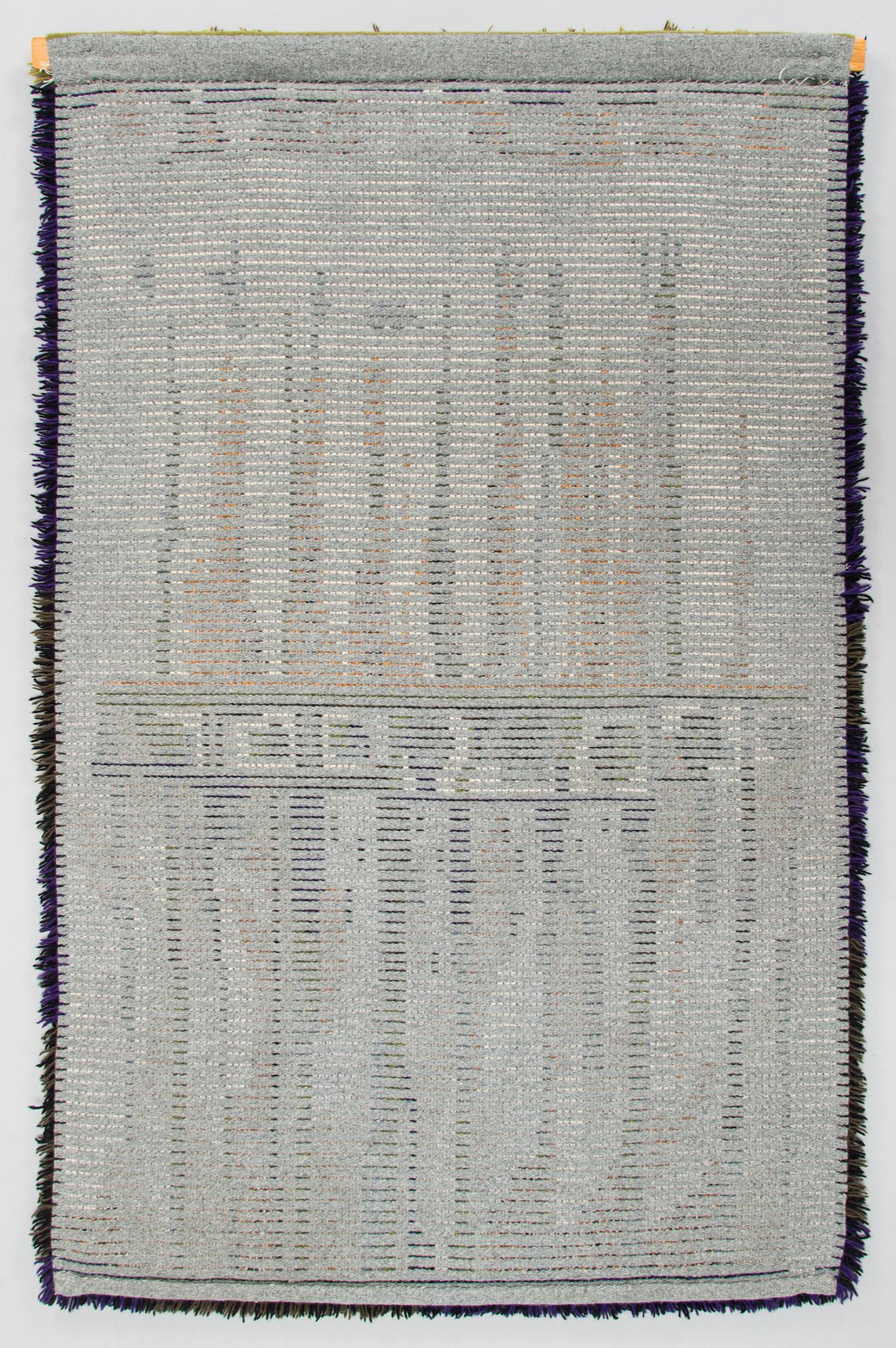 Leena-Kaisa Halme, ryijy, malli Neovius. N. 163x105 cm. Suunniteltu 1961.