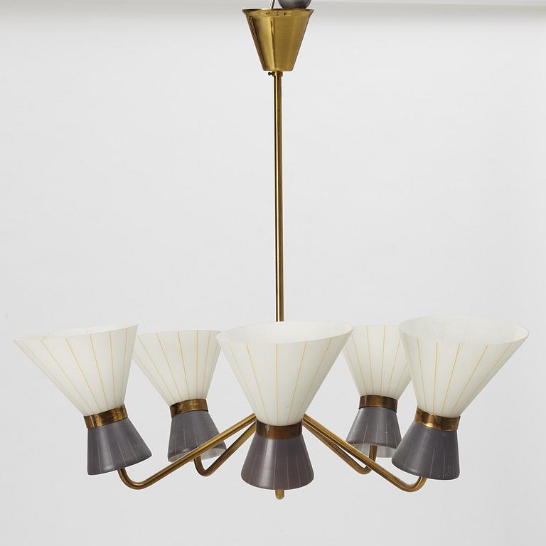 A ceiling light, mid 20th Century.