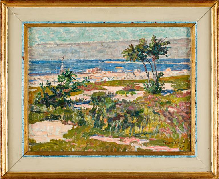 FRANS TIMÉN, olja på duk, sign o dat 1941.