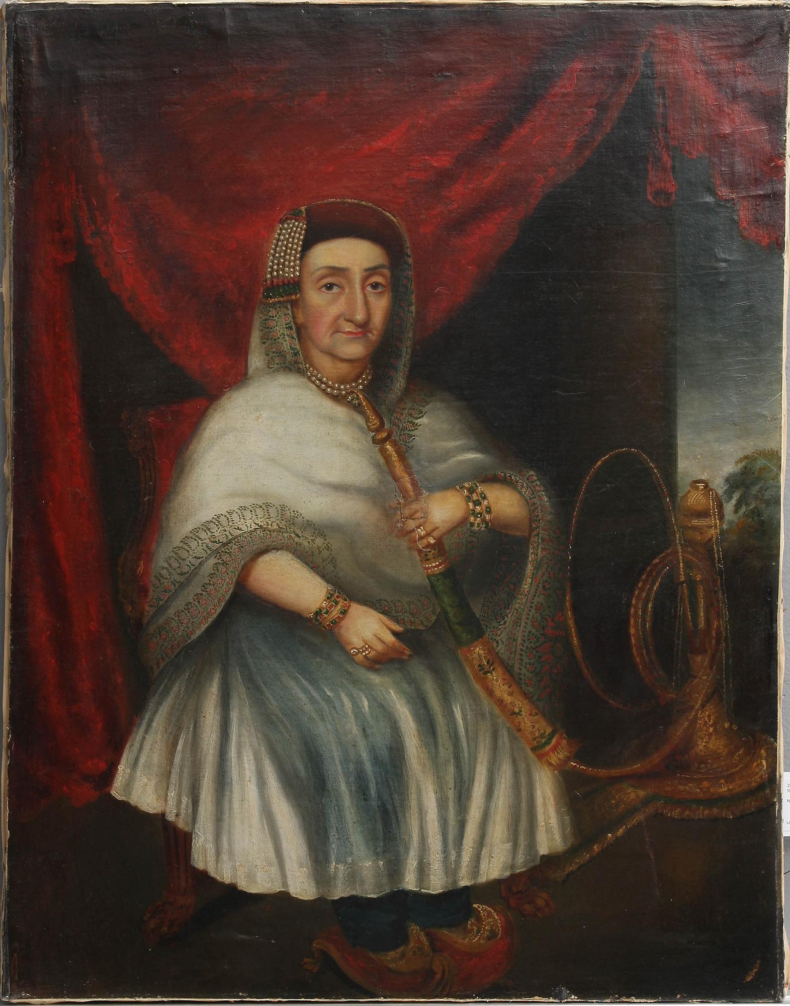 OKÄND KONSTNÄR 1800-talets första hälft, olja på dubblerad duk.