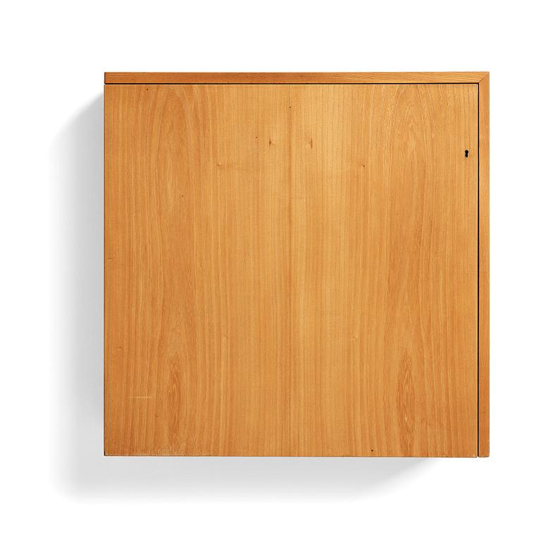 Bruno Mathsson, an elm veneered wall hung bar cabinet, Karl Mathsson, Sweden 1938.