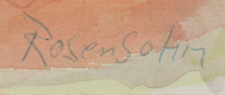 LENNART ROSENSOHN, watercolour, signed.