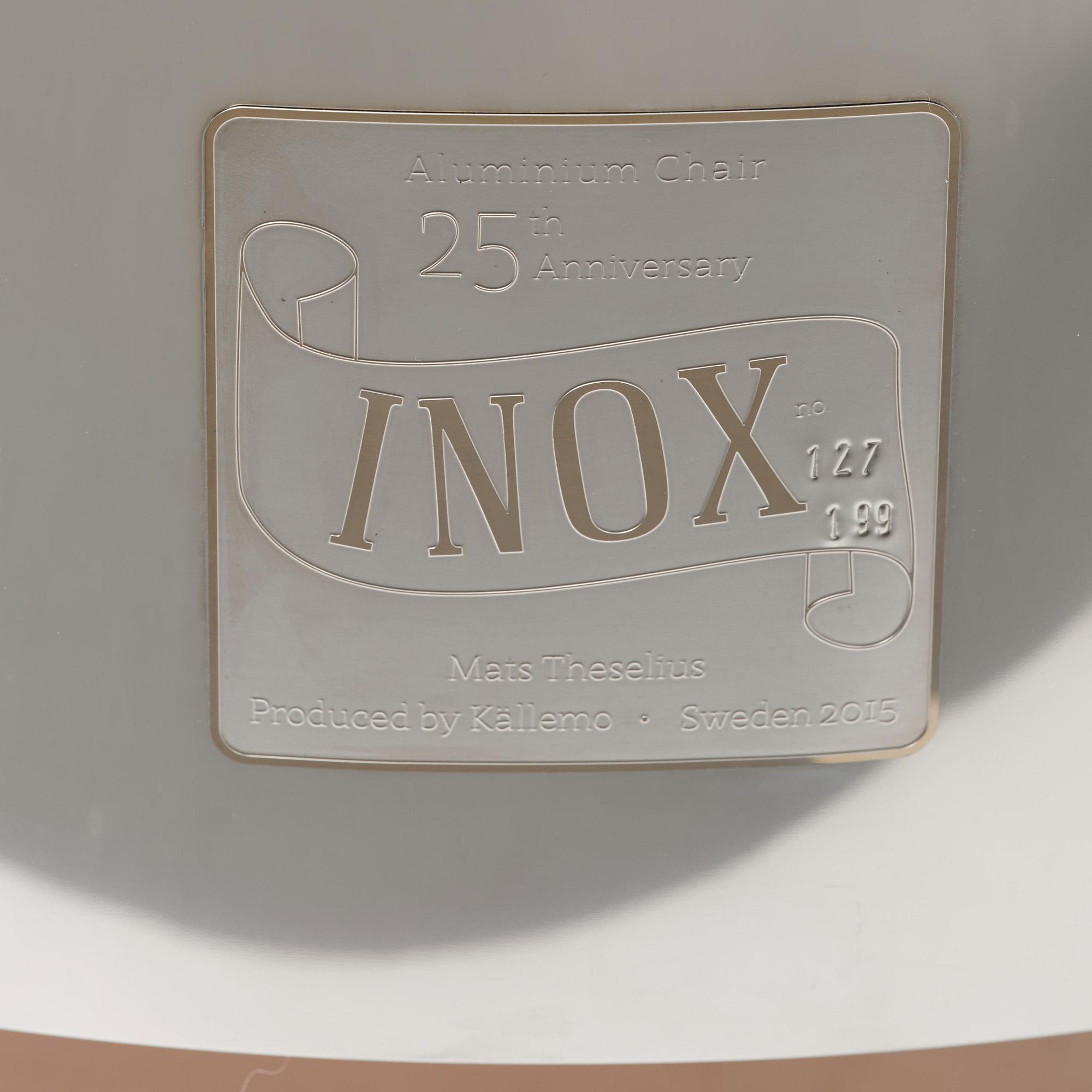 Mats Theselius, an "Inox" armchair, ed. 127/199, Källemo, Värnamo, post 2015.