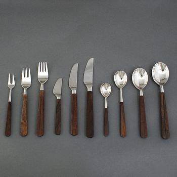 BERTEL GARDBERG, bestickuppsättning 159 dlr "Lion de Luxe", Hackman, Finland, efter 1958, schatull från Stig-Bolaget.