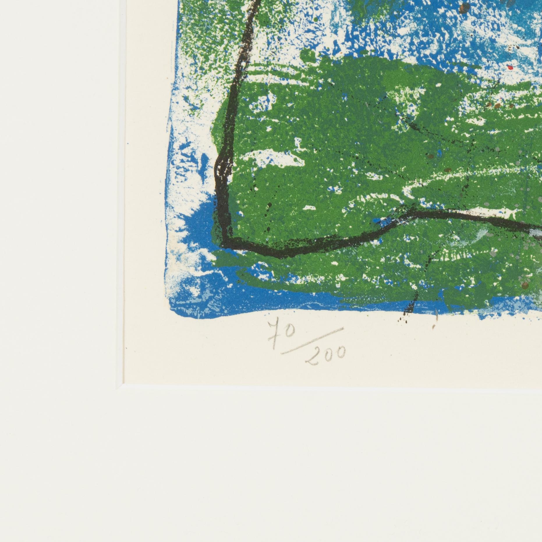 Theo Tobiasse, lithograph in colours, signed 70/200.