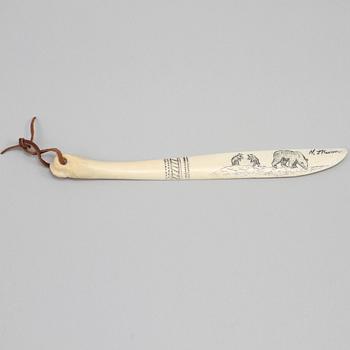 NILS NILSSON SKUM, kniv, signerad.