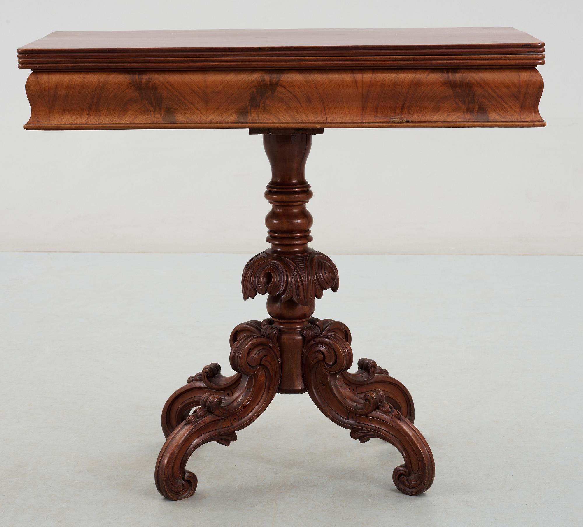 SPELBORD, nyrokoko, 1800-talets slut.