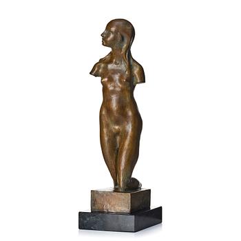 Gunnar Nilsson, sculpture. Signed with monogram. Bronze, height 42.5 cm.