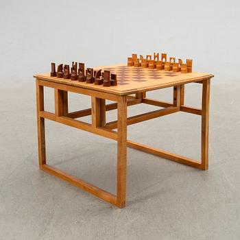 Rud Thygesen & Johnny Sörensen, chess table, for PP Möbler, Denmark, second half of the 20th century.