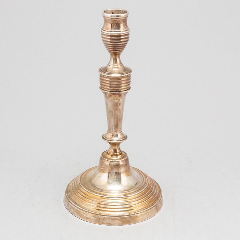 A late 18th century Louis XVI candlestick.