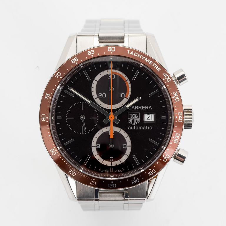 Tag Heuer, Carrera, chronograph, wristwatch, 41 mm.