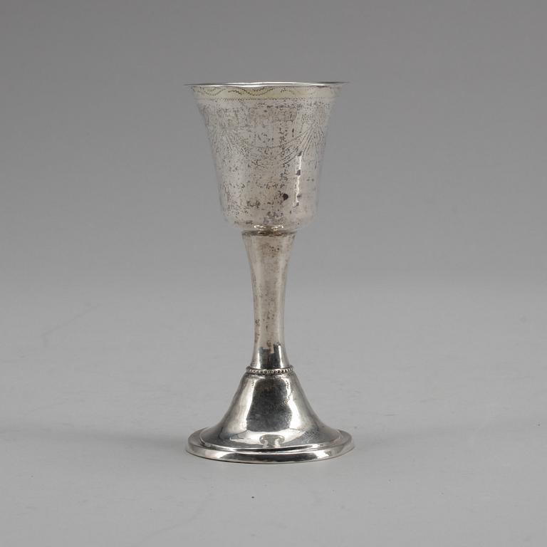 SUPKOPP, silver, Per Hedlund, Gävle, 1805. Vikt 45 g.