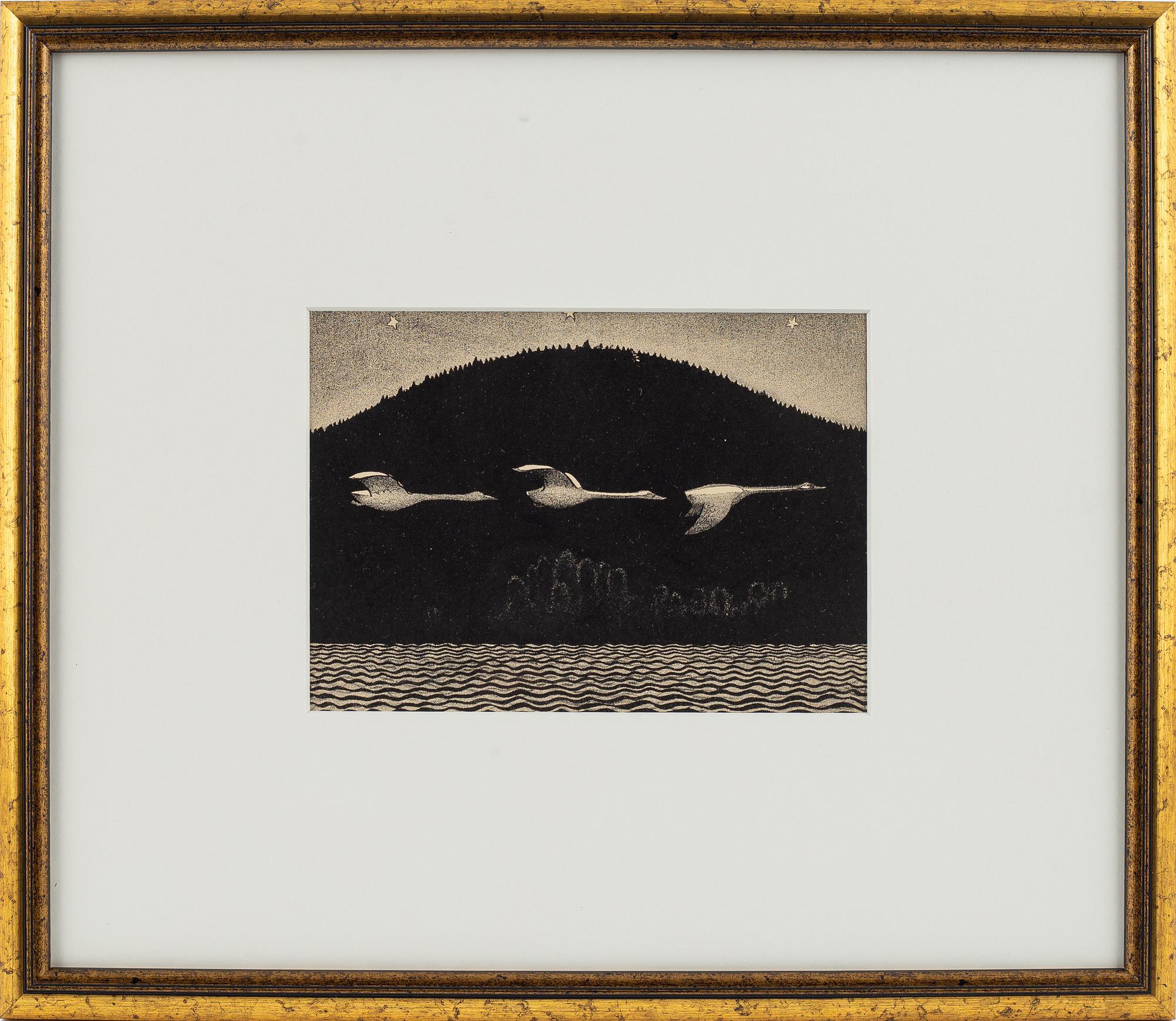 John Bauer, mezzotype, published by, Åhlén & Åkerlunds, Stockholm 1918, bibliophile edition, 166/200.