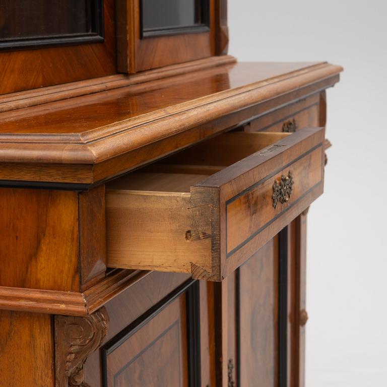 A Neo-renaissance book cabinet, late 19th century.