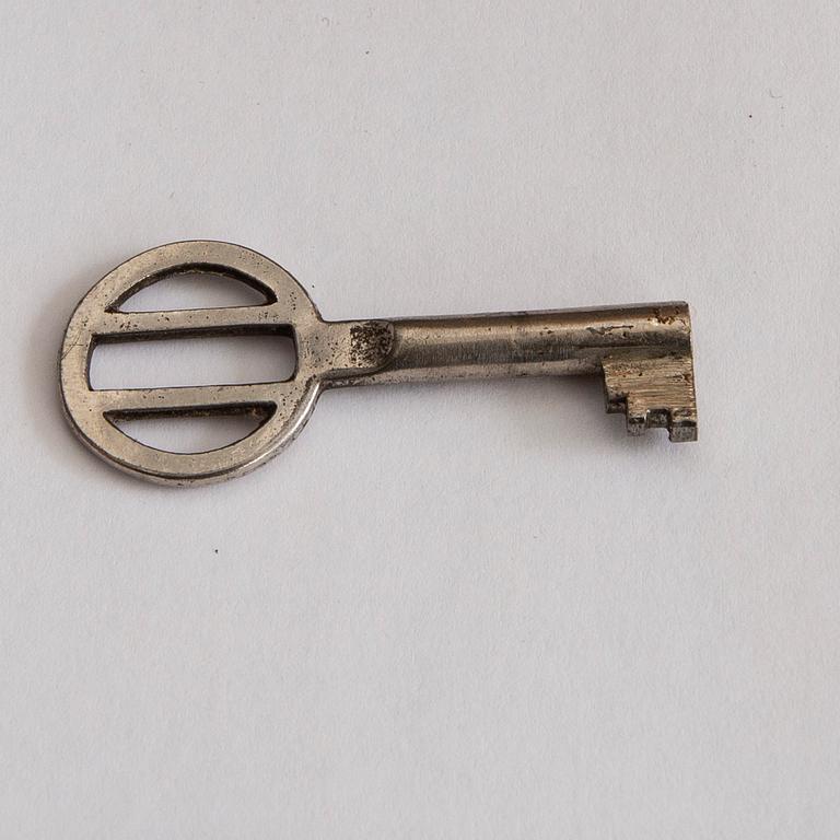 A stained birch bar cabinet from NK dated 1936.