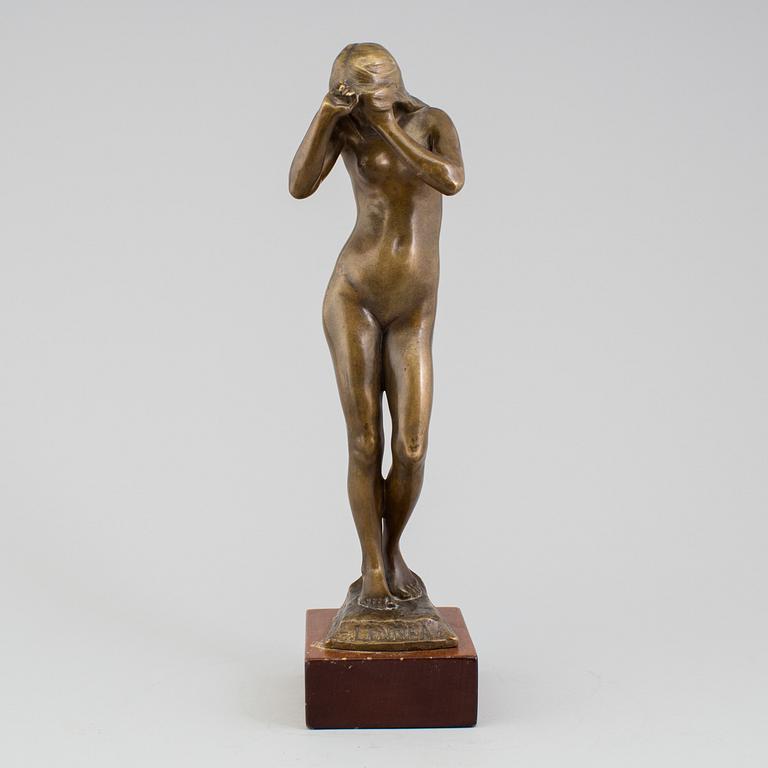 CARL ELDH, SCULPTURE, bronze, signed and dated 1900.