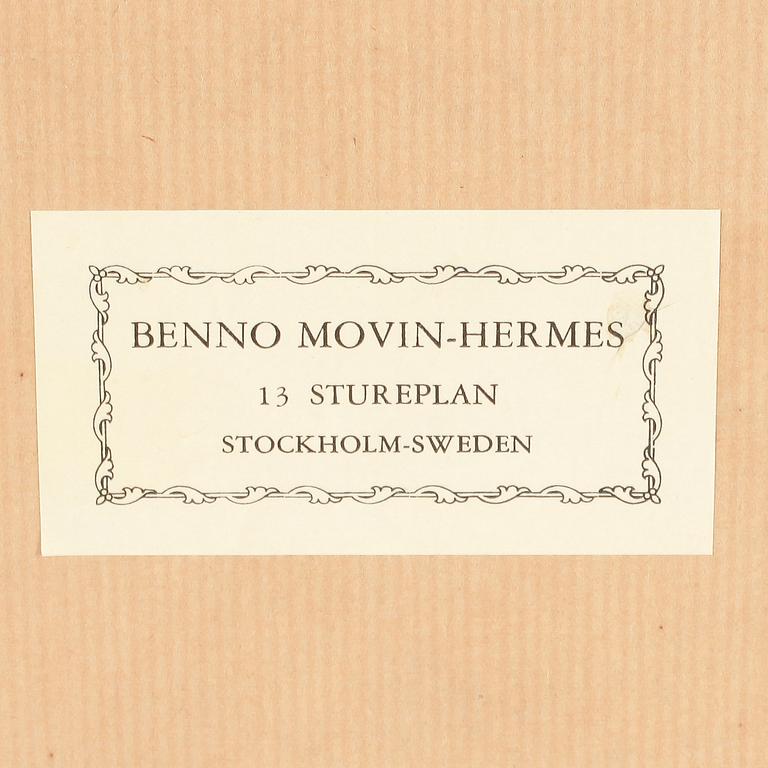 BENNO MOVIN-HERMES, fotografi, signerat och daterat 1970.