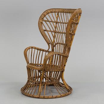 GIO PONTI, fåtölj, Bonacina, Italien, 1950-tal.
