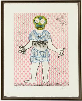 Enrico Baj, "Flavius Valerius Constantinus Chlorus".