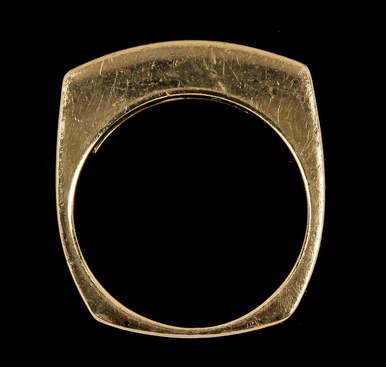 RING, 31 briljantslipade diamanter, tot. ca 1.25 ct.