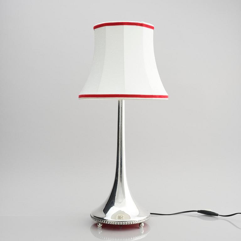 Karl Anderson, a silver table lamp, Stockholm 1917.