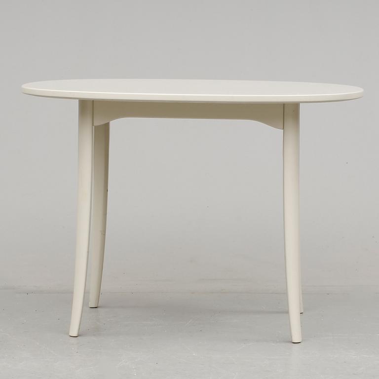 SIDOBORD/SOFFBORD, "Ovalen", Carl Malmsten, Carl Löfving & söner, Tibro, 1900-talets andra hälft.