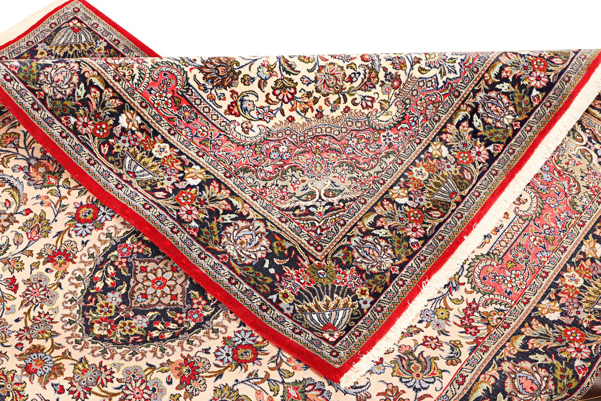 A Quum rug, c. 204 x 134 cm.