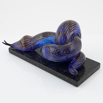 Ida Olai, a glass sculpture, dated 2001.