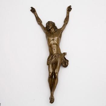 JESUSFIGUR, brons, barock, 1600/1700-tal.
