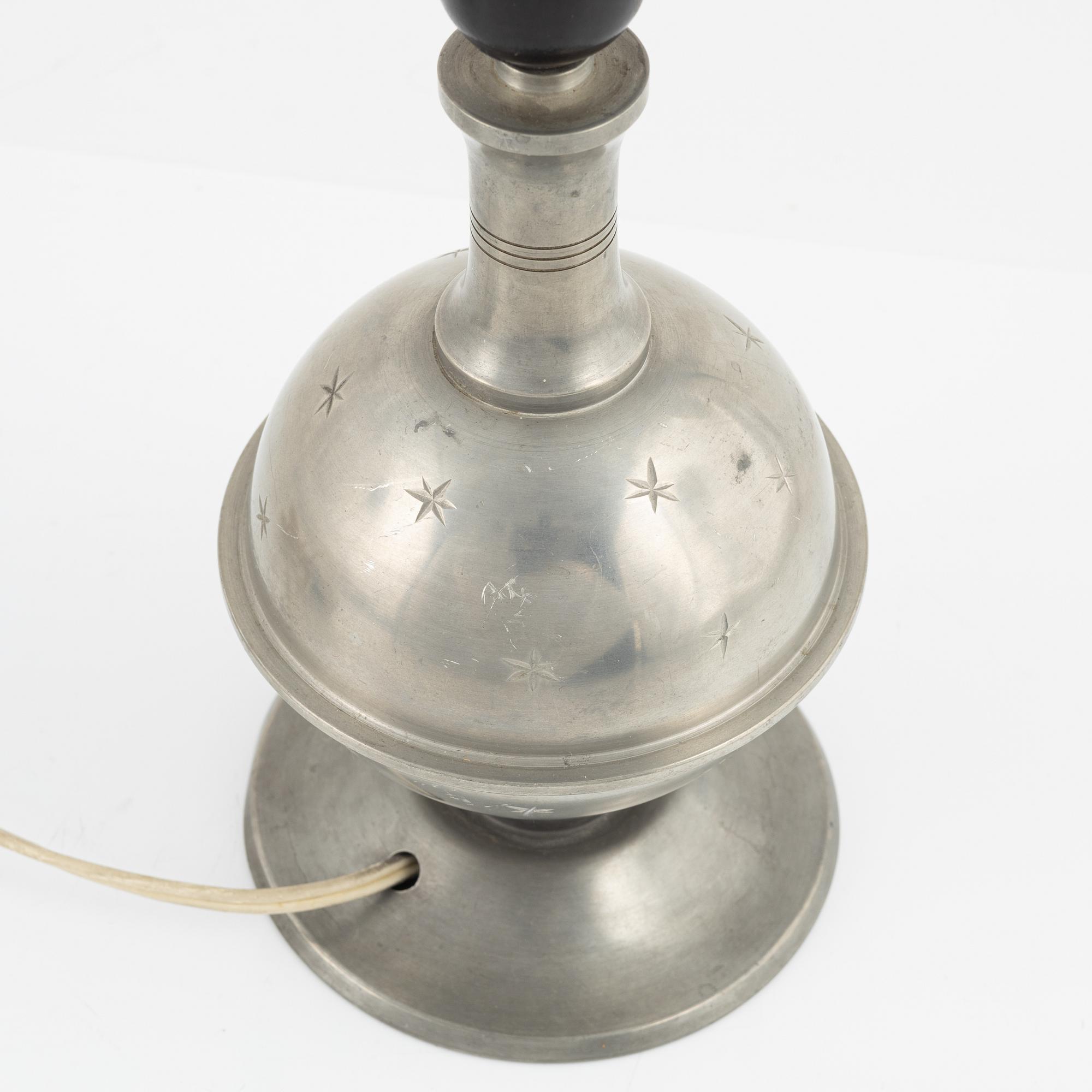 J.L. Hultman, bordslampa, Swedish Grace, Stockholm, 1931.