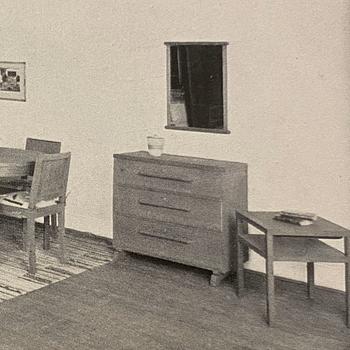 Axel Einar Hjorth, spegel, "Sport", Nordiska Kompaniet, 1930-tal.