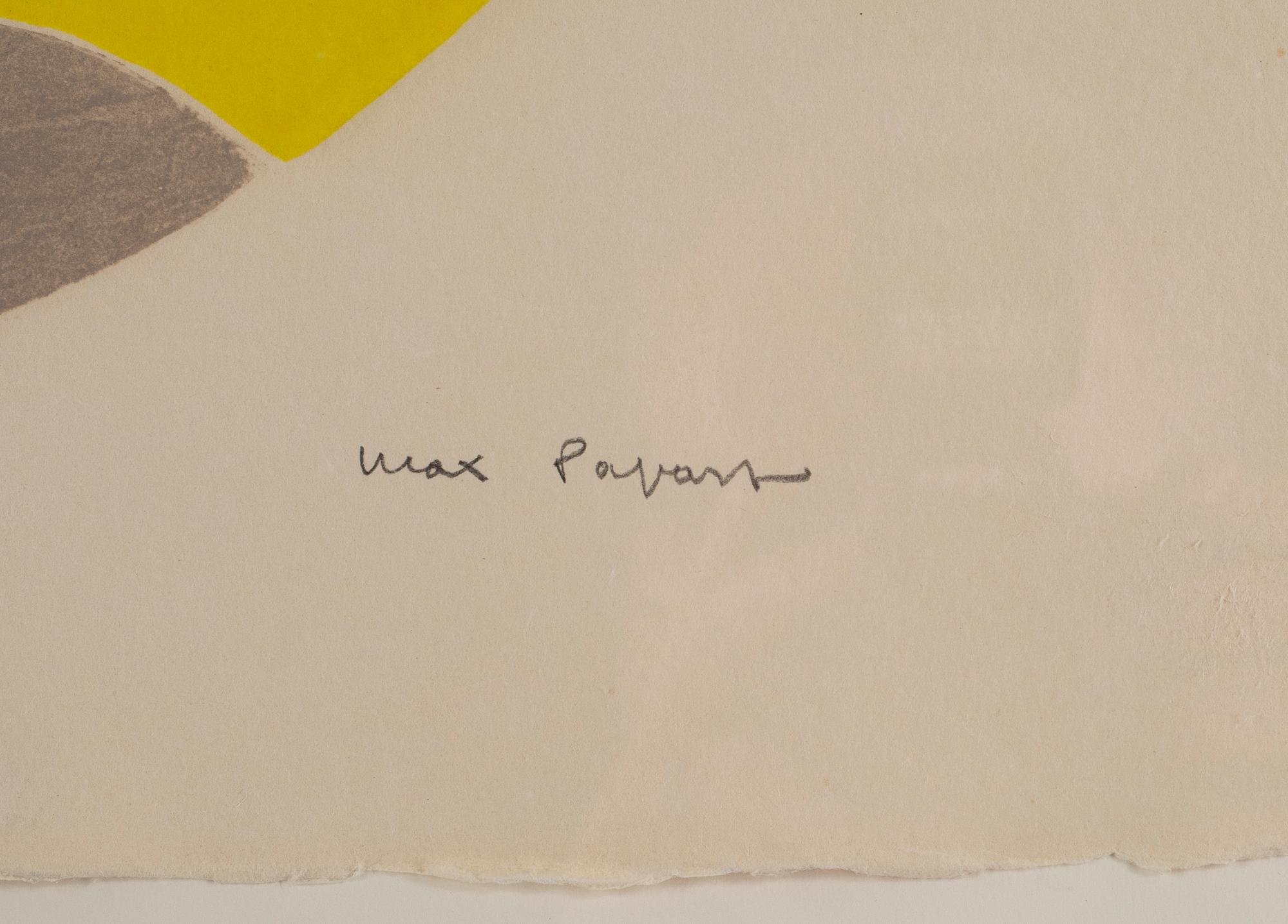 MAX PAPART, carborundumetsning, signerad Max Papart och numrerad 13/99 med blyerts.