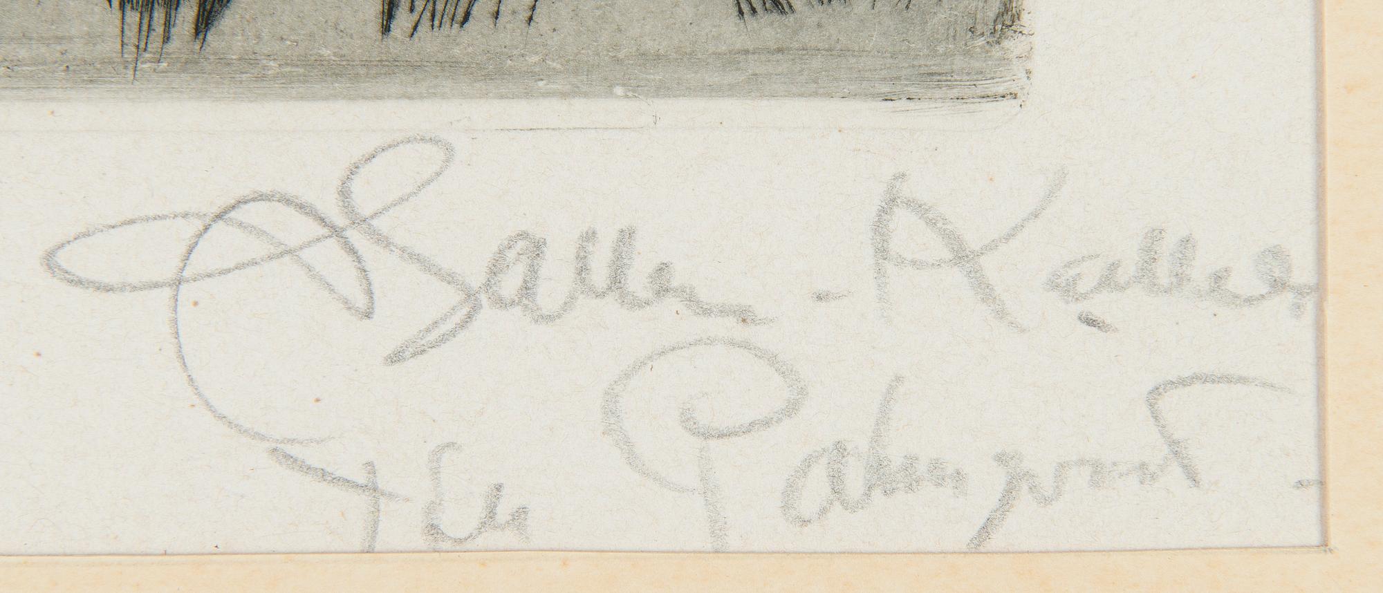 Akseli Gallen-Kallela, Självporträtt.