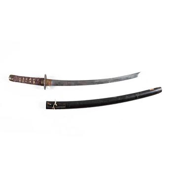 WAKIZASHI, Japan, 1800-tal.