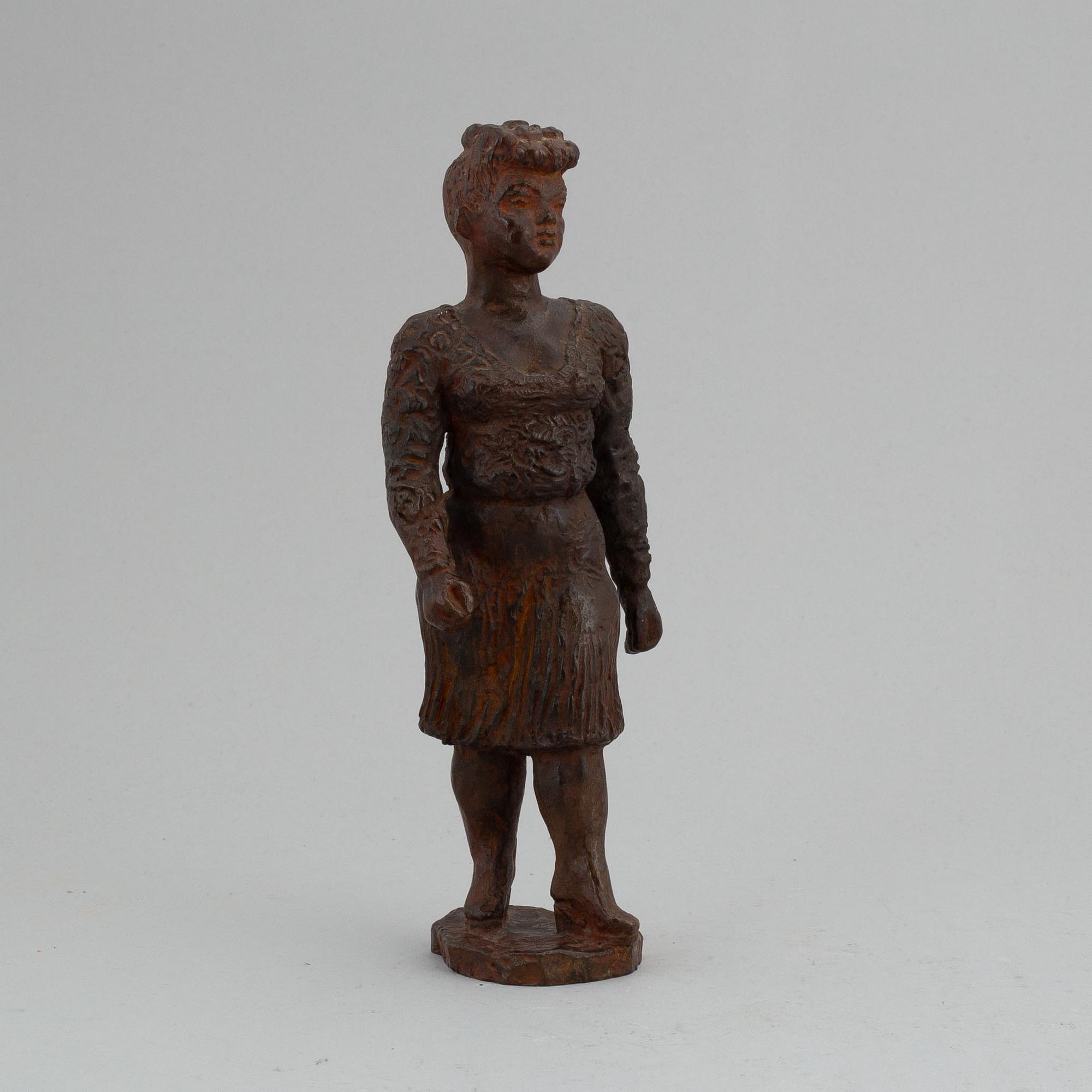 EDVIN ÖHRSTRÖM, sculpture, bronze, signed and dated 1942.