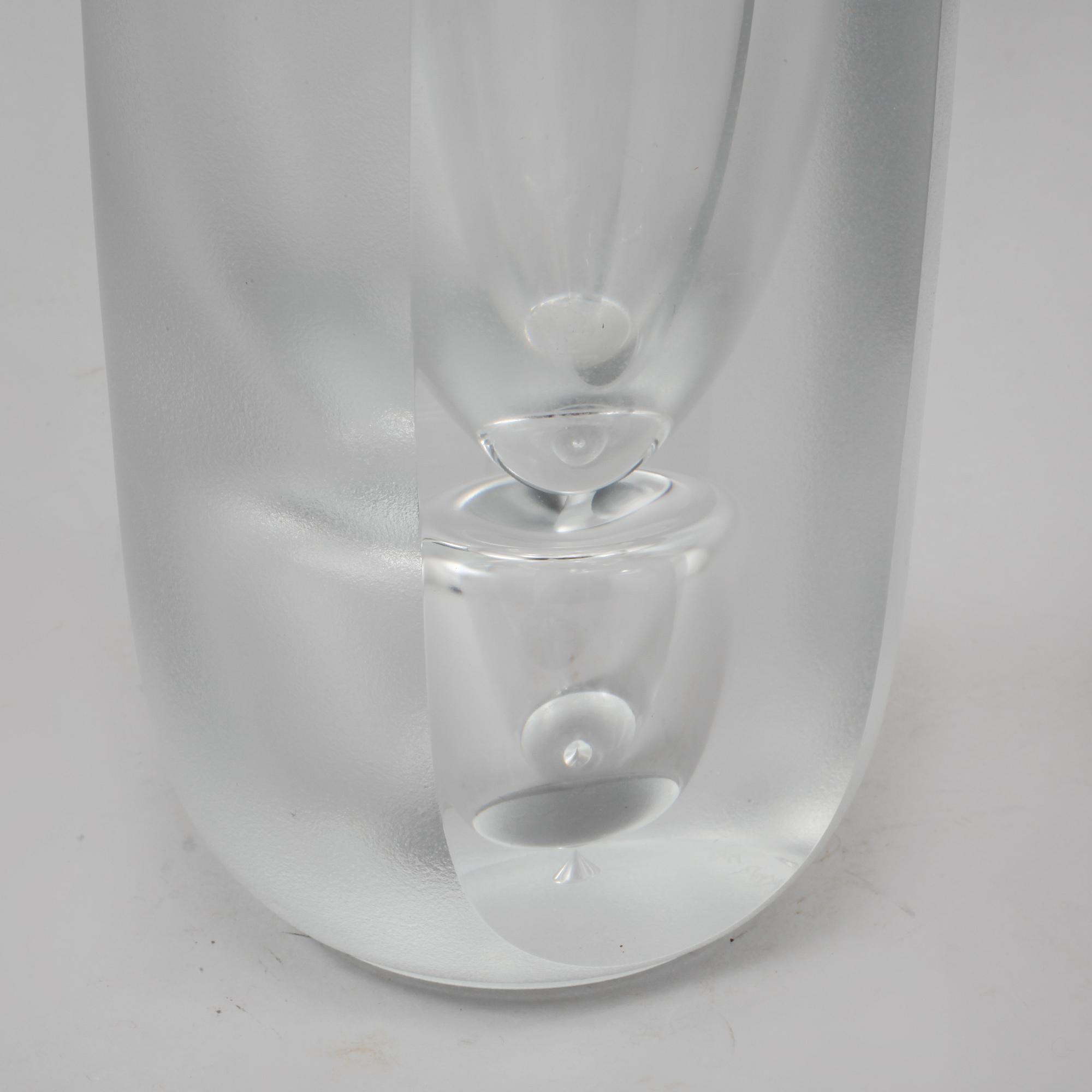 VAS, glas, Göran Wärff, Kosta Art Collection, signerad, 1900-talets andra hälft.