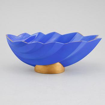 A bowl by Karin Björquist, "Pliss", from "Nobelservisen", Rörstrand, dated -96.