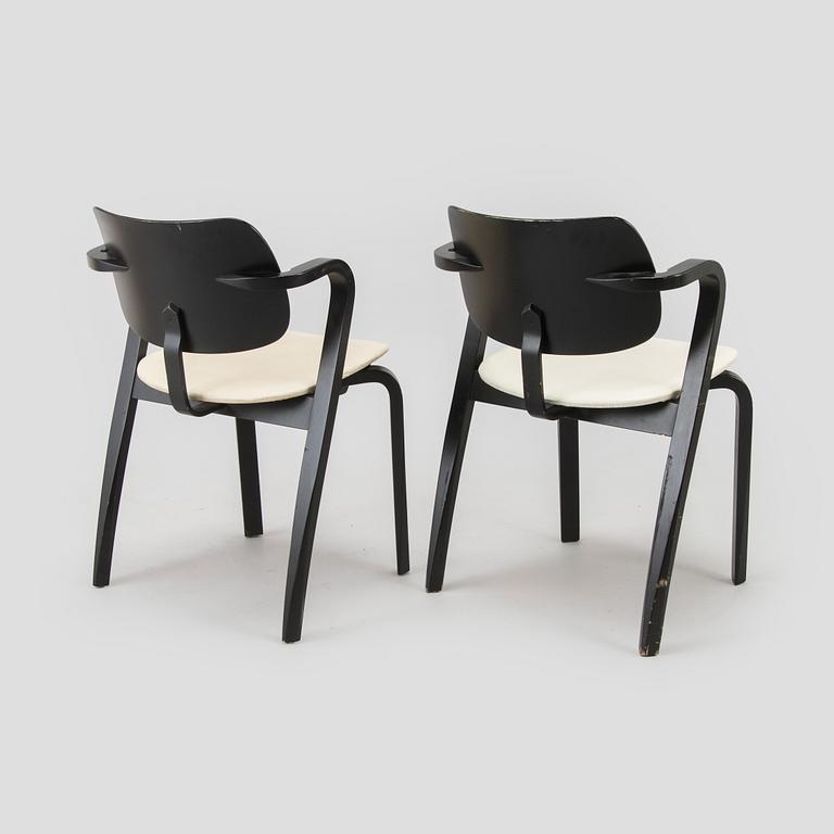 Ilmari Tapiovaara, karmstolar, 6 st, "Aslak", Asko 1960-tal.