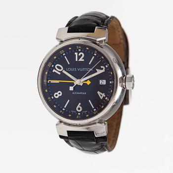 Louis Vuitton, Tambour GMT, wristwatch, 39 mm.