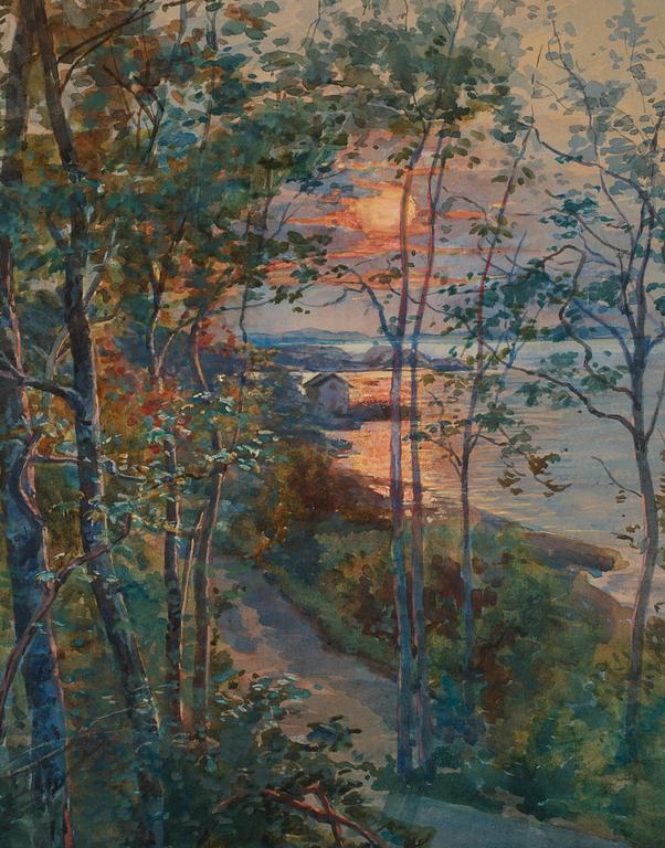 Anna Gardell-Ericson, Solnedgång.