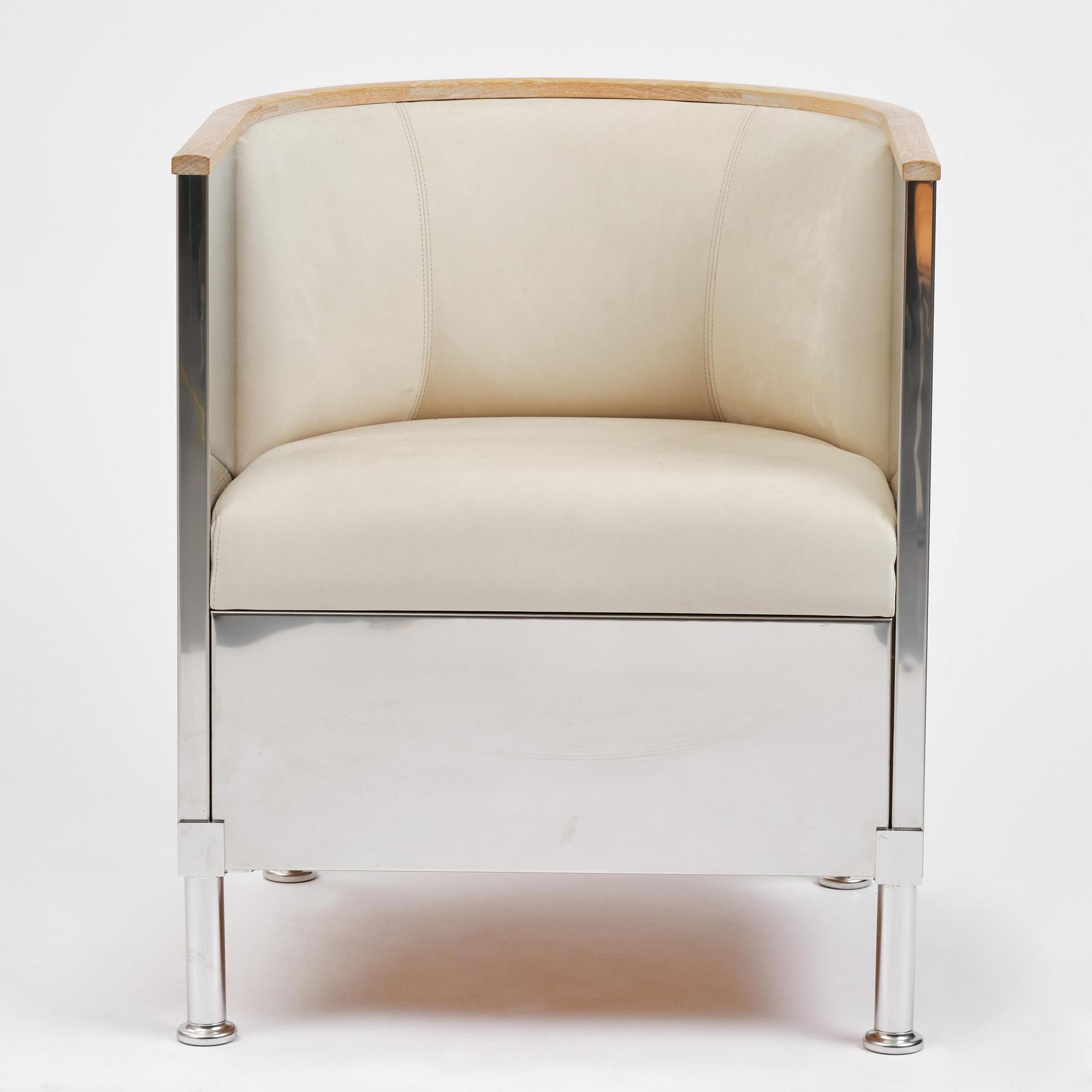 Mats Theselius, an "Inox" armchair, ed. HC 16/19, Källemo, Värnamo, post 2015.