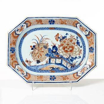 Kompaniporslin, 9 delar, Kina, Qing dynastin, Qianlong 1736-95.