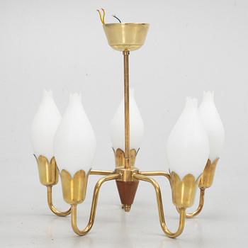 A Scandinavian Modern ceiling lamp, mid-20th Century.