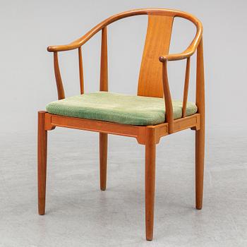 HANS J WEGNER, a cherry wood China chair from Fritz Hansen, Denmark, 1991.