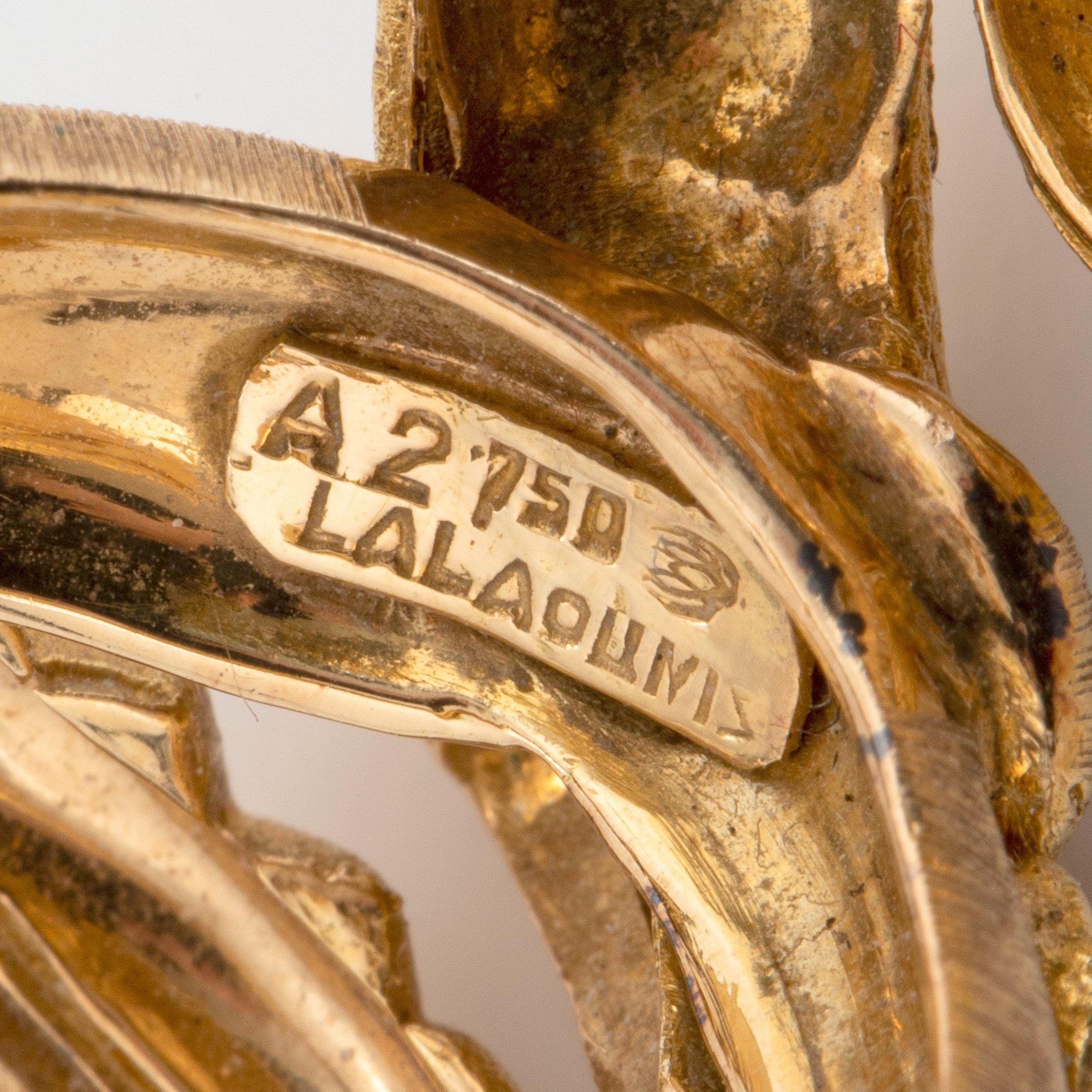 An 18K gold Ilias Lalaounis ring.
